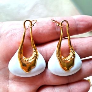 Alexis Bittar Rain Earrings Gold plate enamel